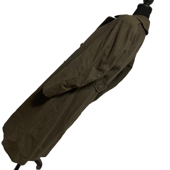 Vtg USMC Overcoat Man's Wool Kersey‎ Green 36S - Picture 7 of 12